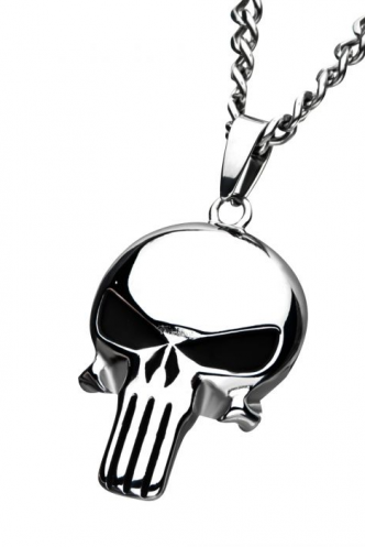 The Punisher - Skull Pendant with chain