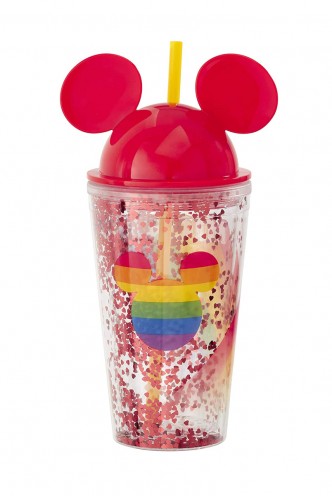 Disney - Mickey Rainbow: Cup With Straw