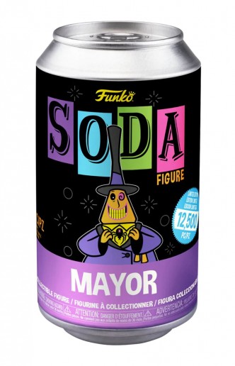 Vinyl Funko Soda: The Nightmare Before Christmas - Mayor (Blacklight)