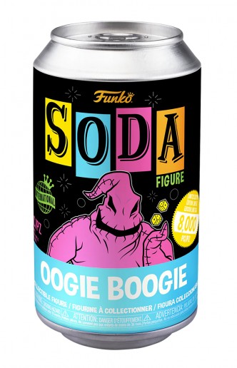 Vinyl Funko Soda: The Nightmare Before Christmas - Oogie (Blacklight)