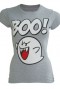 Nintendo Grey Melange, Boo! Womens Shirt