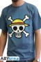 Camiseta - ONE PIECE "SKULL MAP" AZUL