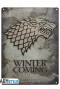 GAME OF THRONES Metal plate Stark