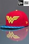 New Era-Wonder Woman Comic Girl Fitted Red/Blue