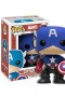 Pop! Marvel: Capitán América Negro y azul SDCC 2017 Exclusivo