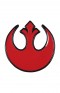 Star Wars Pin Logo Rebelde