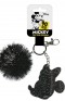 Disney Llavero Minnie Negro Pompom