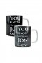 Juego de Tronos - Taza Sensitiva Jon Snow