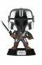 Pop! Star Wars: The Mandalorian - Mando w/ Dark Saber (GITD) Ex