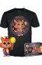 Camiseta Pop! Tees Five Nights at Freddy's  (Flocked) Set de Minifigura y Camiseta Ex