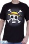 Camiseta - ONE PIECE "Skull MAP" NEGRA Adulto
