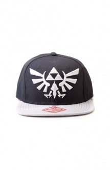Nintendo - Black, Zelda Cap With Grey Logo