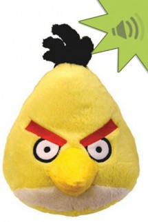 ANGRY BIRDS Peluche 12cm. AMARILLO