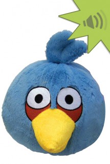 ANGRY BIRDS Peluche 12cm. AZUL