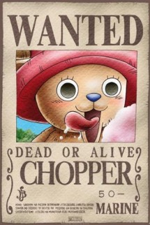 One Piece, Póster "Wanted Chopper" 98 x 68 cm