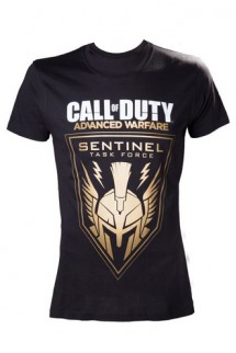 Call of Duty: Advanced Warfare Camiseta Black Golden Sentinel