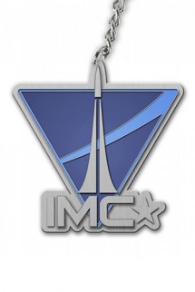 Titanfall Metal Keychain IMC Logo