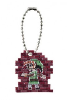 Zelda- Link Between Worlds Keychain " Strap Wall Link"