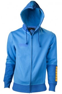 MegaMan Zipped Hooded Sweater Blue Character