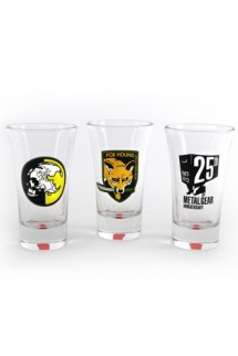 Metal Gear Solid Pack de 3 Vasos de Chupitos