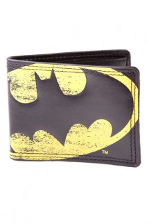 Batman - Black Bifold Vintage Yellow Logo