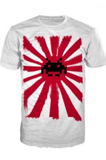 Space Invaders Japan White Tee