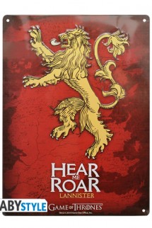 GAME OF THRONES Metal plate Lannister