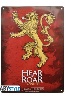 Placa Metal - Juego de Tronos "Lannister"