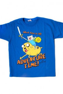 Camiseta Niño - Hora de Aventuras "Finn & Jake" AZUL