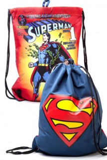 Superman - Reversible Gymbag Logo/Comic
