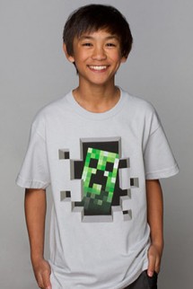 Minecraft Creeper Inside Youth Tee