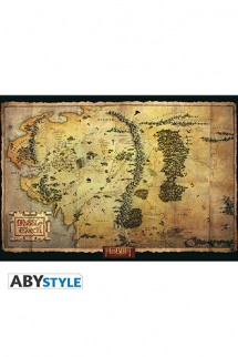 THE HOBBIT Poster Middle Earth Map (98x68)