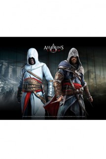 Assassins Creed Wallscroll Altair & Ezio in Blackroom
