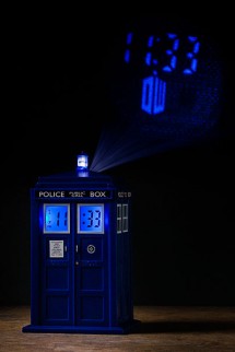 Doctor Who TARDIS Projection Alarm Clock