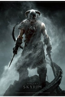 Wallscroll - The Elder Scrolls V: Skyrim "Dragonborn" 100x77cm