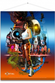 Portal 2 Wallscroll Chell