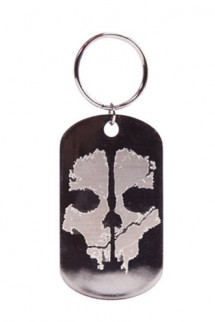Call of Duty Ghosts Metal Key Ring Skull