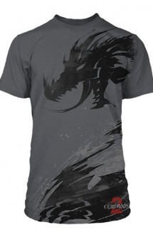 Camiseta - Guild Wars 2 "Logo" GRIS