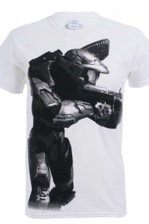 Camiseta - HALO 3 "Jefe Maestro" Blanca