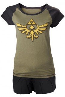 Nintendo Zelda Shortama, Black, Girl.