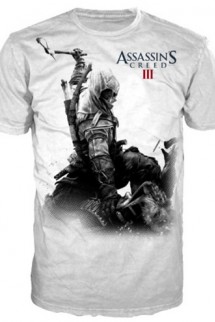 Camiseta - Assassin´s Creed III "Connor" Blanca