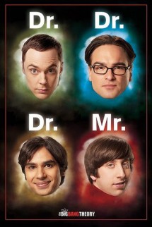 Maxi Póster - The Big Bang Theory "Dr.Dr.Dr.Mr." 61x91cm.