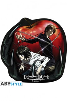 DEATH NOTE mousepad L and Light in shape