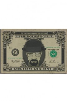 Maxi Póster - Breaking Bad "Heisenberg Dólar" 91,5x61cm.