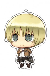 Keychain - Attack on titan - deka key holder "Armin"