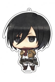 Keychain - Attack on titan - deka key holder "Mikasa"