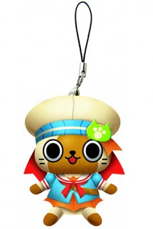 Peluche - Monster Hunter "Airou Gareosu Cat" 12cm.