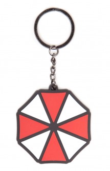 Resident Evil - Umbrella Logo Rubber Keychain