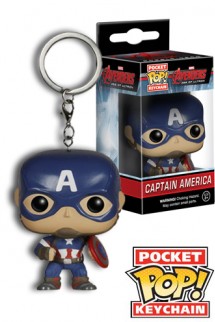 Pocket Pop! Keychain: Marvel - Capitán América