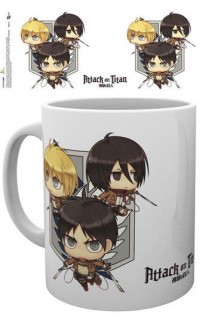 Attack on Titan - Season 2 Mug Chibi Trio